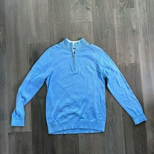 Vineyard Vines Mock Neck 1/4 Zip Sweater